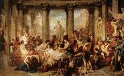 Thomas Couture The Romans of the Decadence oil painting artist